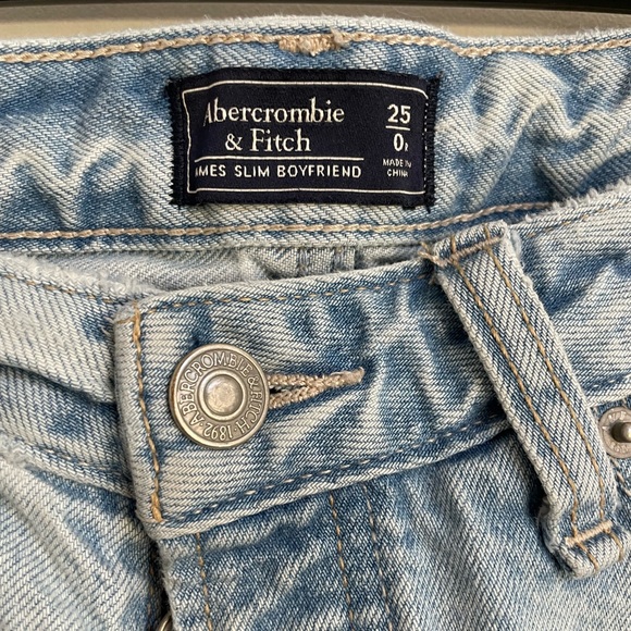 Abercrombie & Fitch Slim Distressed Boyfriend Jeans sz. 25 - Picture 4 of 6
